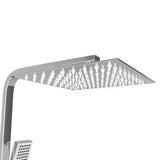 Dual Head Shower Set with Thermostat Stainless Steel 145053