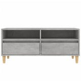 TV Cabinet Concrete Grey 100x34.5x44.5 cm Engineered Wood 831897