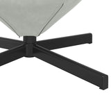 Egg Chair Light Grey 63 x 73 x 90 cm Velvet 42002756