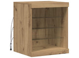 LED Sideboard Artisan Oak 41 x 37 x 67 cm Engineered Wood 863052