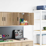 Garage Wall Cabinet Sonoma Oak Engineered Wood 860647