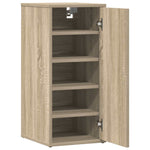 Shoe Cabinets 2 pcs Sonoma Oak 32x35x70 cm Engineered Wood 808961