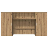 Reception Desk Artisan Oak 200x50x103,5 cm Engineered Wood 3324222