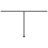 Freestanding Manual Retractable Awning 450x350 cm Blue/White 3069836