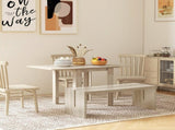 Four-Seater Drop Leaf Dining Table - Wood Effect T3398P344137