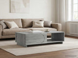 Coffee Table Grey Sonoma 95 x 50.5 x 35 cm Engineered Wood 8011447