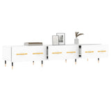 TV Cabinet White 150x36x30 cm Engineered Wood 829132