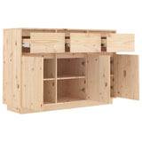 Sideboard 111x36x75 cm Solid Wood Pine 813814
