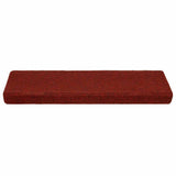Stair Mats Self-adhesive 20 pcs 65x21x4 cm Bordeaux Red Rectangular Edge 3365719