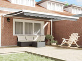 Awning Frame White 350 x 250 cm Aluminium 142575