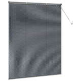 Venetian Blinds Manual Dark Grey 175 x 145 cm Aluminium 42006081