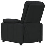 Massage Chair Black Fabric 289674