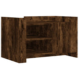 Coffee Table Smoked Oak 80x50x50 cm Engineered Wood 848357