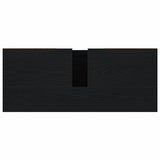 Bathroom Sink Cabinet Black Oak 80 x 33 x 60 cm Engineered Wood 862894