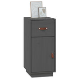 Sideboard Grey 34x40x75 cm Solid Wood Pine 820124