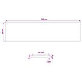 Window Sills 2 pcs Natural 100 x 25 x 2 cm Solid Beech Wood 42048146