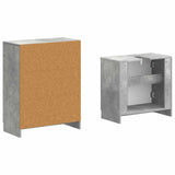 2 Piece Bathroom Cabinet Set UTRECHT Concrete Grey 3417651