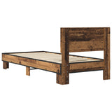 Bed Frame with Headboard Old Wood 80 x 200 cm Engineered Wood 8009085