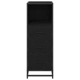 Bathroom Furniture Set with Drawer Black Oak 35 x 37.5 x 100 cm 883607