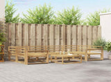Outdoor Sofa Set 7 pcs White 3386133