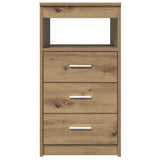 Drawer Cabinet Artisan Oak 40x50x76 cm Engineered Wood 856005