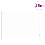 Welded Wire Fence 25 x 1.4 m Hot-Dip Galvanised Steel 3337009