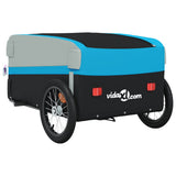 Bike Trailer Black and Blue 45 kg Iron 94044