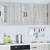 Kitchen Wall Cabinets 2 pcs Kalmar Grey Sonoma Engineered Wood 853570