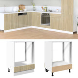 Oven Cabinet Sonoma Oak 60x46x81.5 cm Engineered Wood 849617