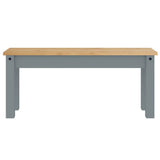 4 Piece Dining Set PANAMA Grey Solid Wood Pine 3345168