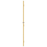 Interior Door Slim Golden 83x201.5 cm Tempered Glass and Aluminium 155145