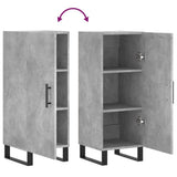 Sideboard Concrete Grey 34.5x34x90 cm Engineered Wood 828568