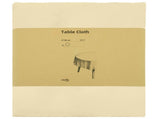 Table Cloth 5 pcs Round Cream White 180 cm Polyester 42040265