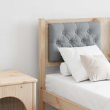 Headboard Other Brown and light grey 120 cm Solid pine wood 879019