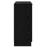 Sideboards 2 pcs Black Oak 60 x 30 x 70 cm Engineered Wood 3415600