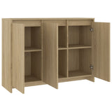Sideboard Sonoma Oak 102x33x75 cm Engineered Wood 809776