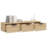 Wall Cabinet Sonoma Oak 102x30x20 cm Engineered Wood 811406