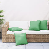 Sofa Cushions 4 pcs Green 60x60 cm Fabric 360408