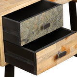 Writing Desk Solid Reclaimed Teak 110x50x76 cm 245402