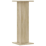 Plant Stands 2 pcs Sonoma Oak 30x30x80 cm Engineered Wood 3307866