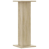 Plant Stands 2 pcs Sonoma Oak 30x30x80 cm Engineered Wood 3307866