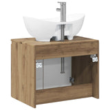 Bathroom Furniture Set Artisan Oak Engineered Wood 3404349