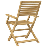 Garden Chair Set of 2 Light Wood Solid Acacia wood 365737
