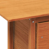 Garden Table Wax Brown 100x50x75 cm Solid Wood Pine 844910