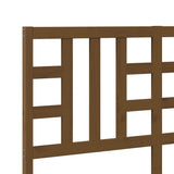Bed Headboard Honey Brown 166x4x100 cm Solid Wood Pine 817853