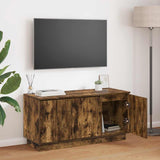 TV Cabinet Smoked Oak 100 x 38 x 49 cm Engineered Wood 869670