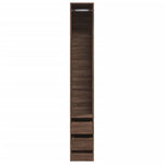 Wardrobe Brown Oak 30x50x200 cm Engineered Wood 3307744