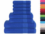 8 Piece Towel Set "FROGN" Blue 360 gsm 137063