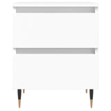 Bedside Cabinets 2 pcs White 40x35x50 cm Engineered Wood 826861