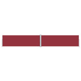 Retractable Side Awning Red 160x1000 cm 318035